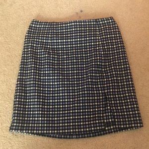 plaid skirt
